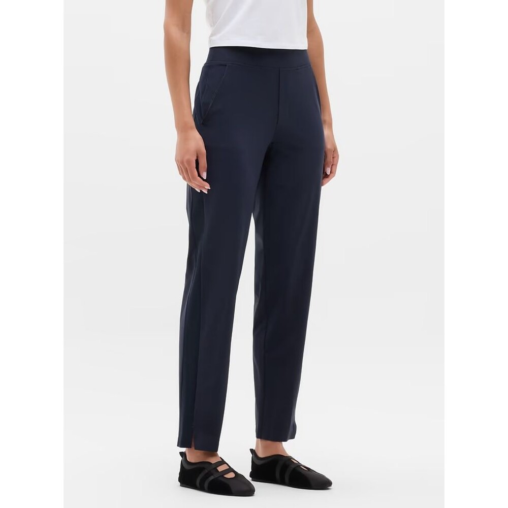 Athleta Brooklyn Mid Rise Ankle Pant Navy Blue Size 8
